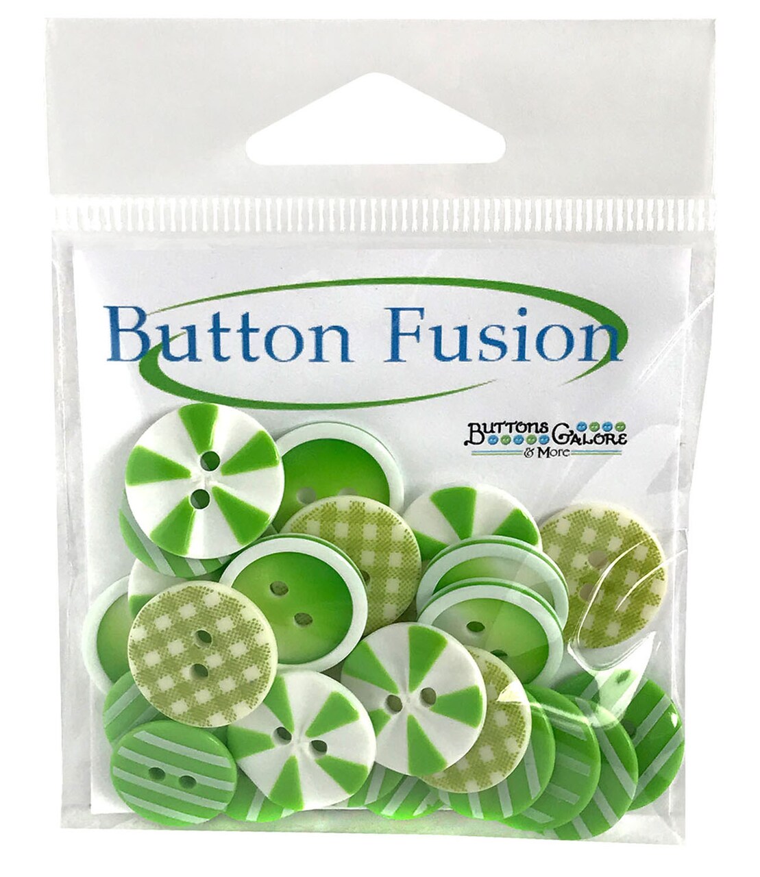 Buttons Galore and More Colorful Printed Buttons for Crafts & Sewing - 45 Buttons